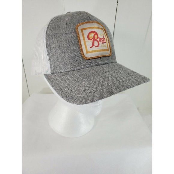 Cap America Accessories Birch Equipment Trucker Hat Gray White With